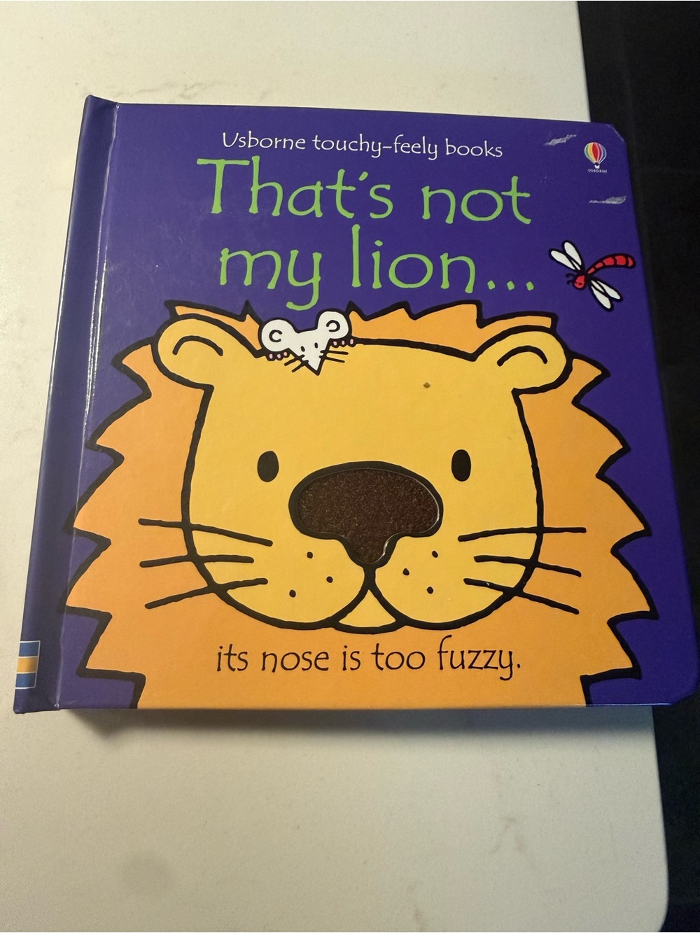 Born That's Not My Lion board book Touchy-Feely